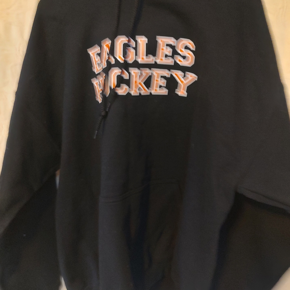 Black Eagles Hockey Men's Sweatshirt Hoodie Size XL